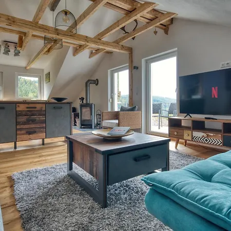 Penthouse Mit Aussicht Ueber Den Wald Apartment Triberg im Schwarzwald