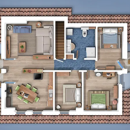 Apartment Penthouse Mit Aussicht Ueber Den Wald